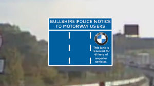 Motorway Sign Enhanced