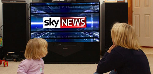 Kids Watching Sky News